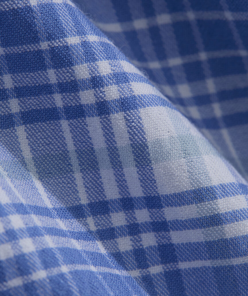 Performance Cotton Swizzle Stick Plaid Shirt