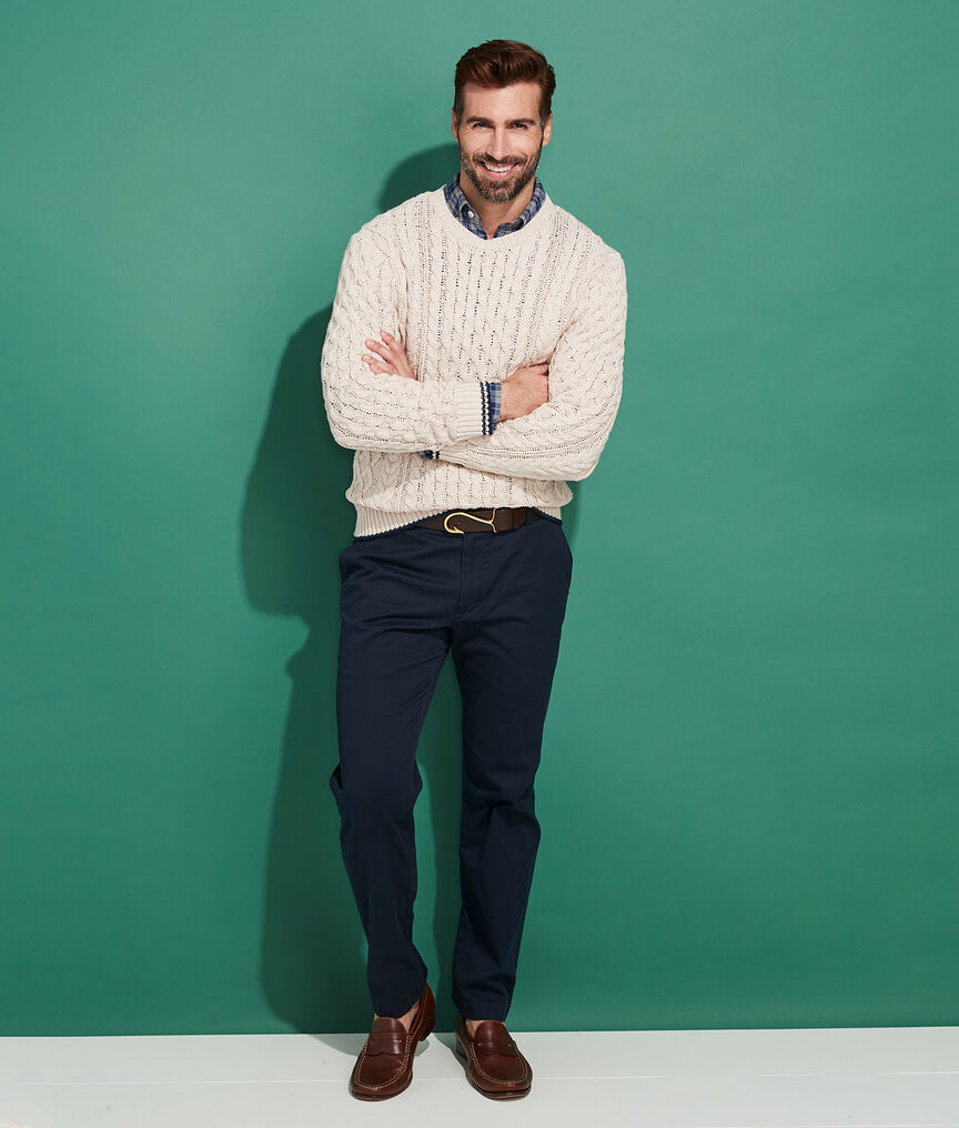 Fisherman Crewneck Sweater