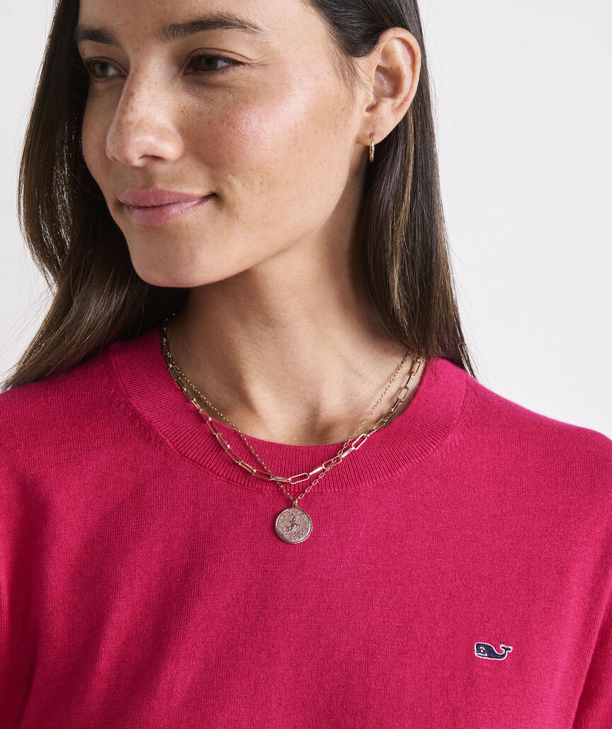 Cotton Cashmere Heritage Crewneck Sweater