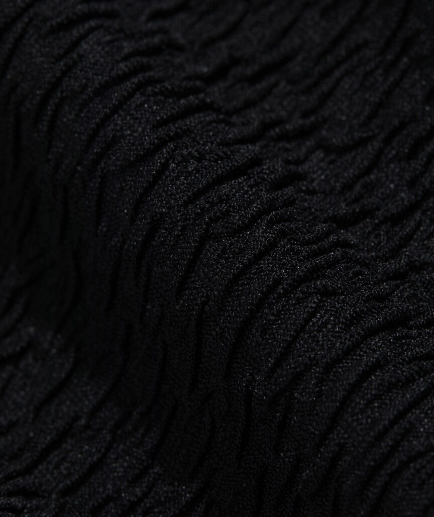 Textured Southampton Square Neck Bikini Top