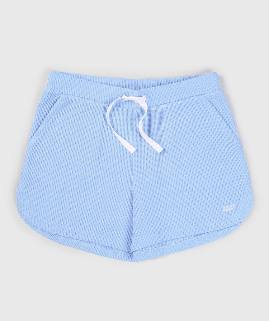 OUTLET Girls' Waffle Pull-On Short