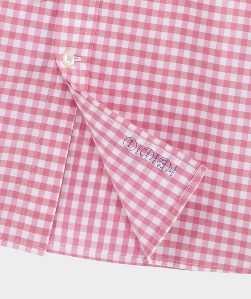 Performance Cotton Skysail Gingham Shirt