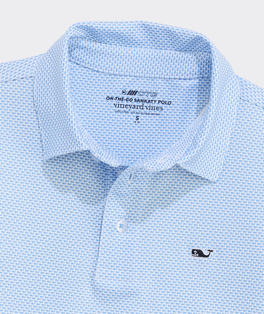 Boys' Performance Printed Sankaty Polo