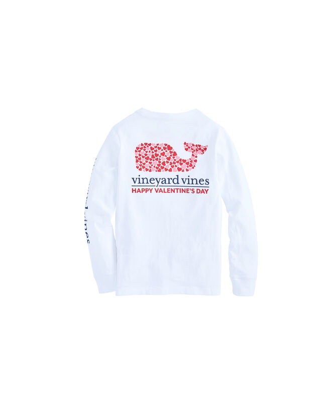 Shop Boys Long-Sleeve Valentine's Day Whale Pocket T-Shirt at vineyard ...