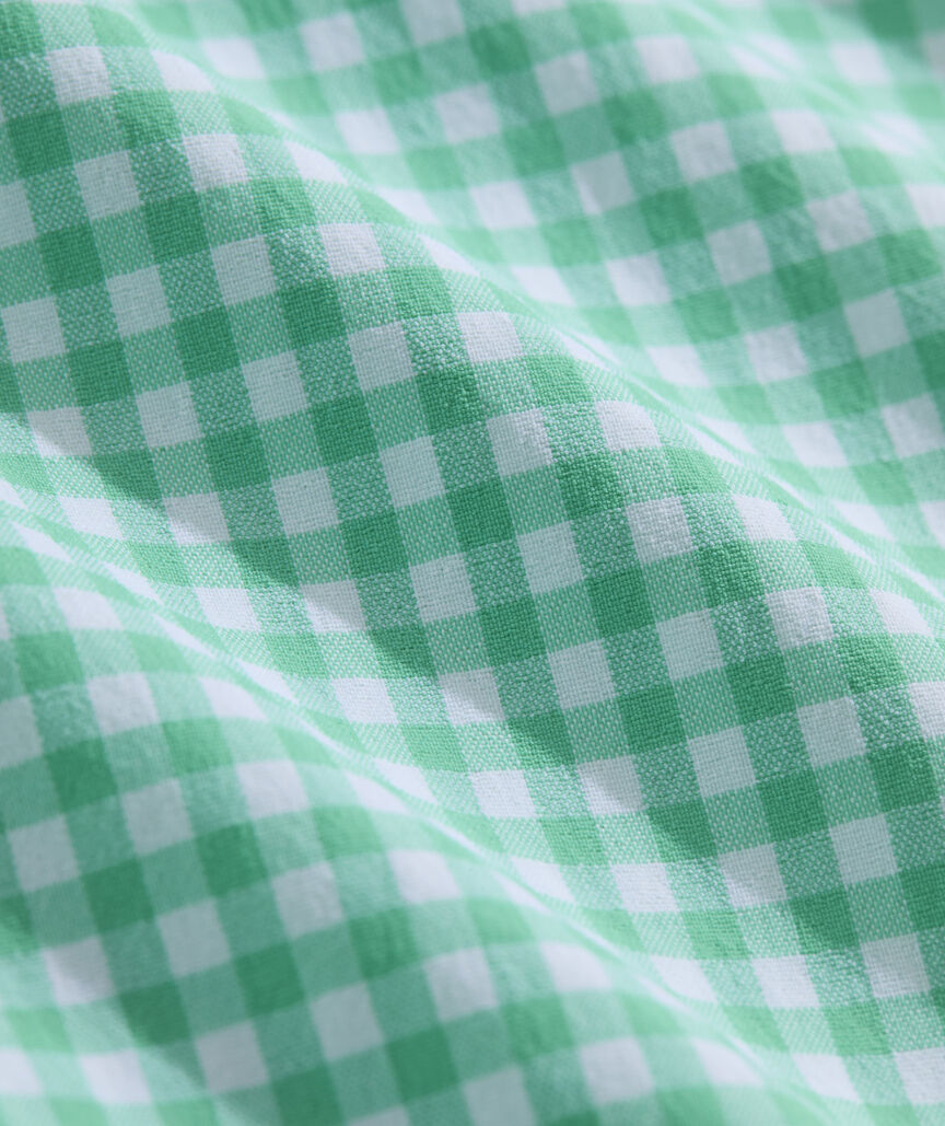 Performance Coral Reef Gingham Featherweight Shirt