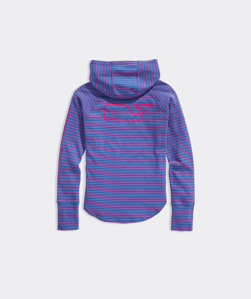 Girls' Beachcomber Striped Hoodie Tee