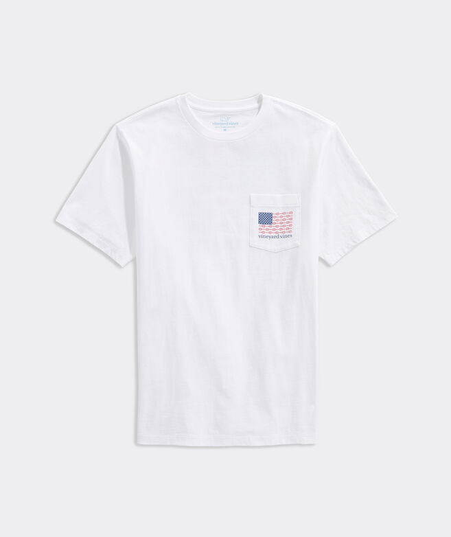 USA Tennis Flag Short-Sleeve Pocket Tee