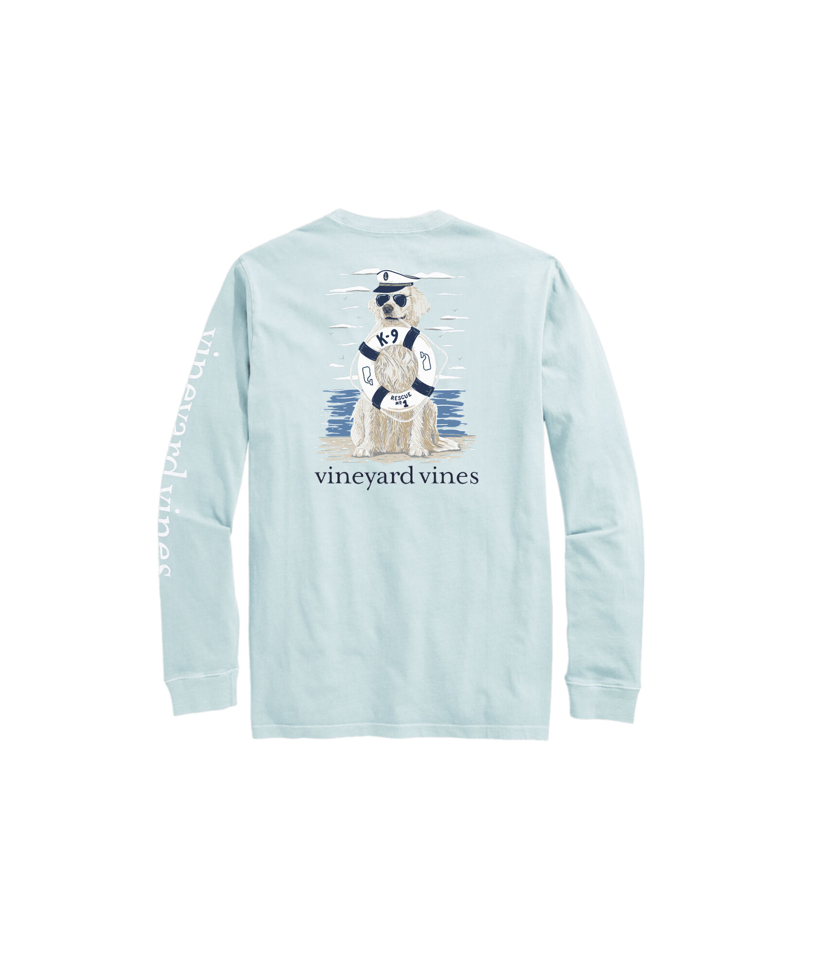OUTLET Kids' Rescue Pup Long-Sleeve Pocket Tee