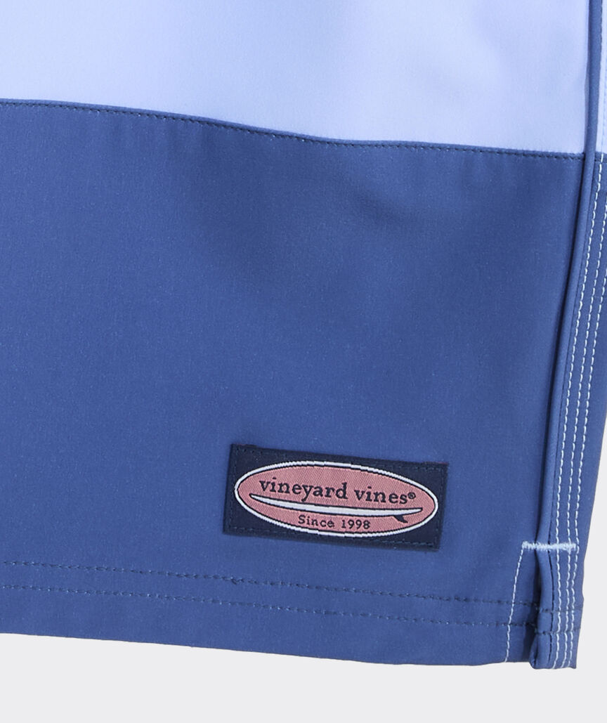7 Inch Colorblock Chappy Swim Trunks