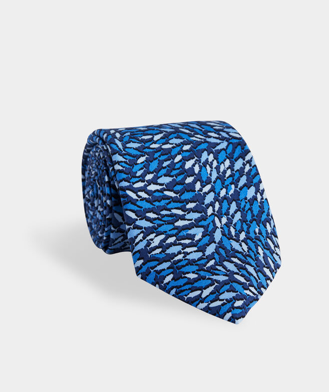 Fish Swirl Printed Tie