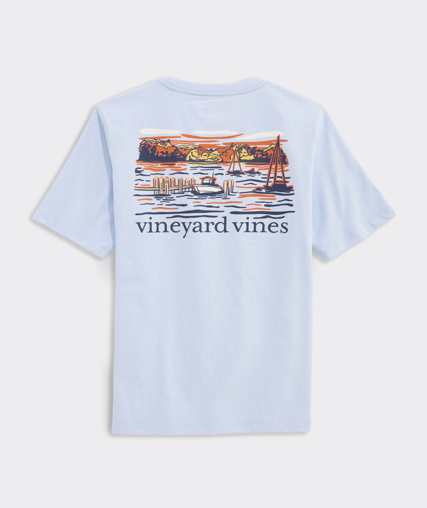 Boys' Dockside Autumn Wakes Short-Sleeve Pocket Tee