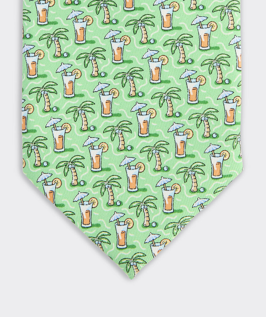 Palm & Drink Silk Tie