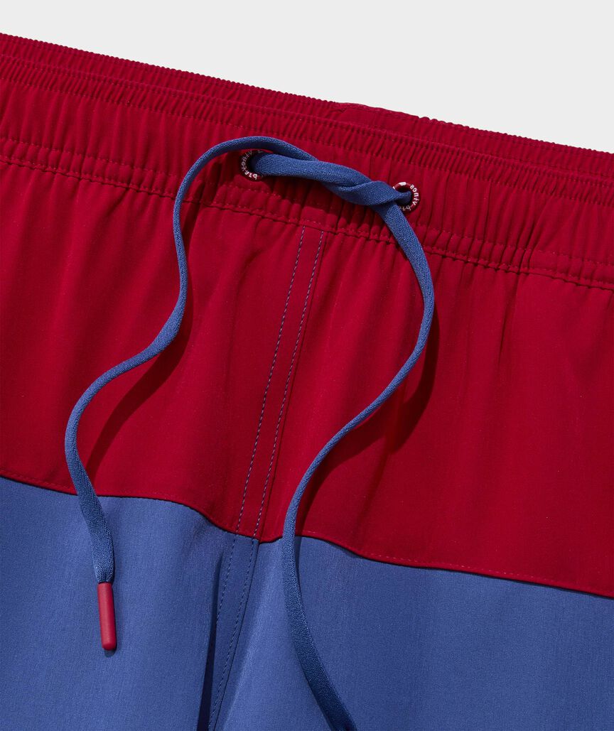 7 Inch Colorblock Chappy Swim Trunks