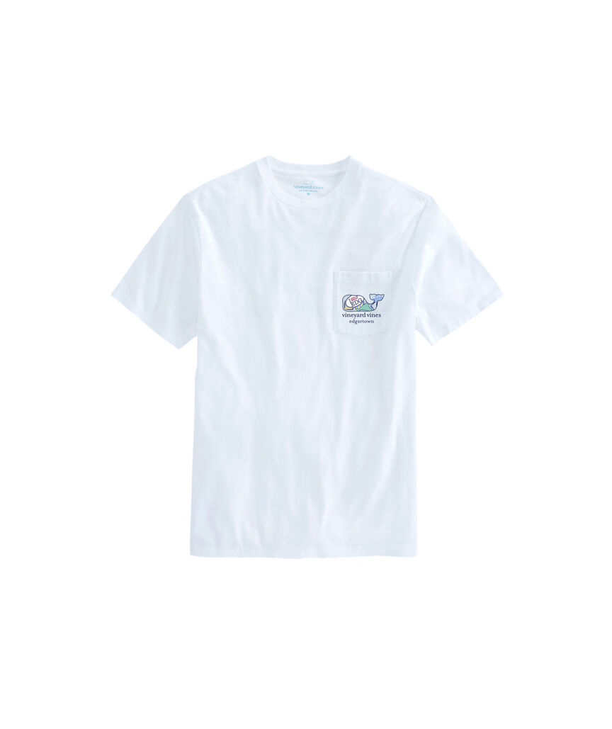 OUTLET Edgartown Sticker Whale Short-Sleeve Pocket Tee