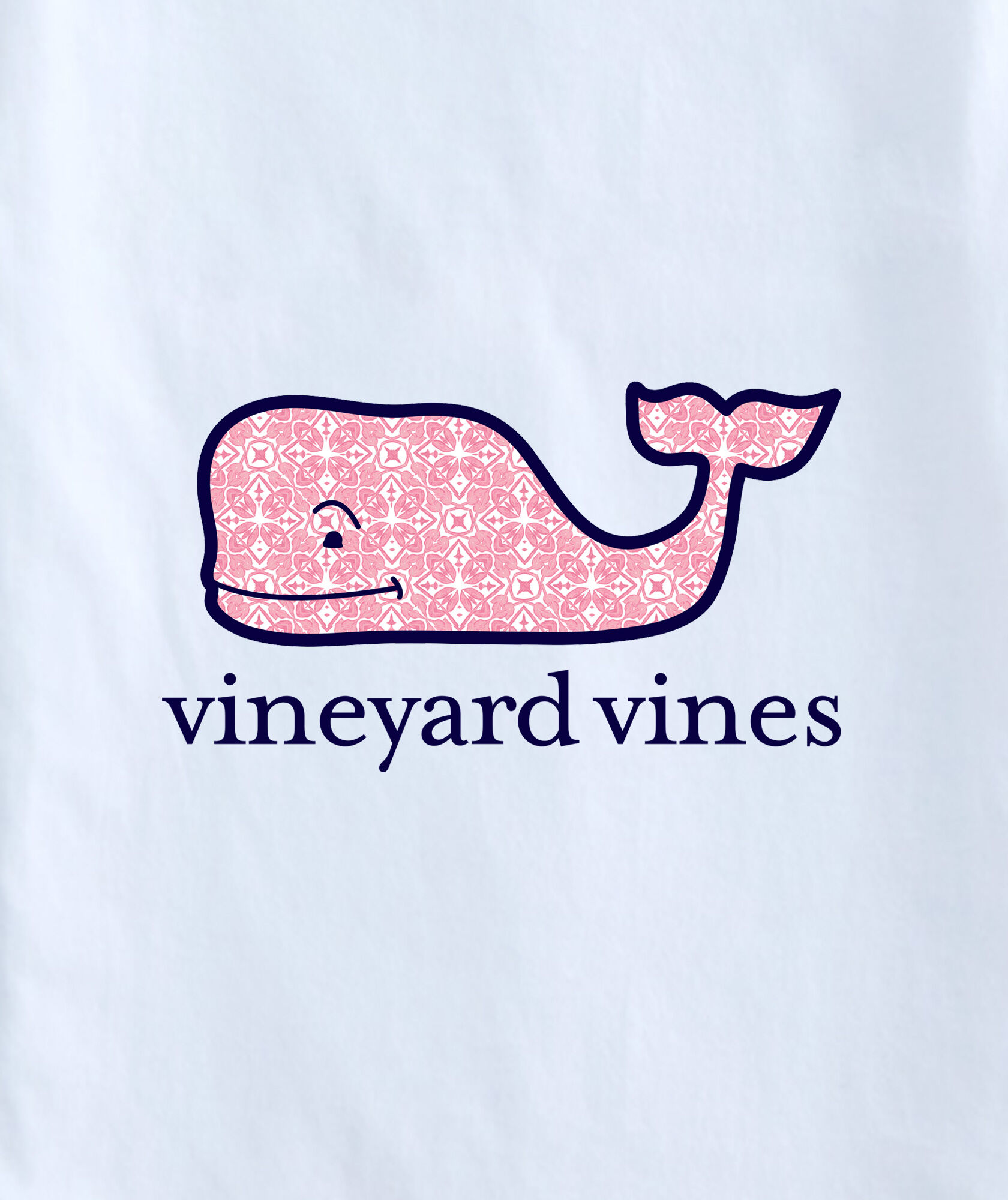 OUTLET Girls' Geometric Whale Short-Sleeve Pocket Tee