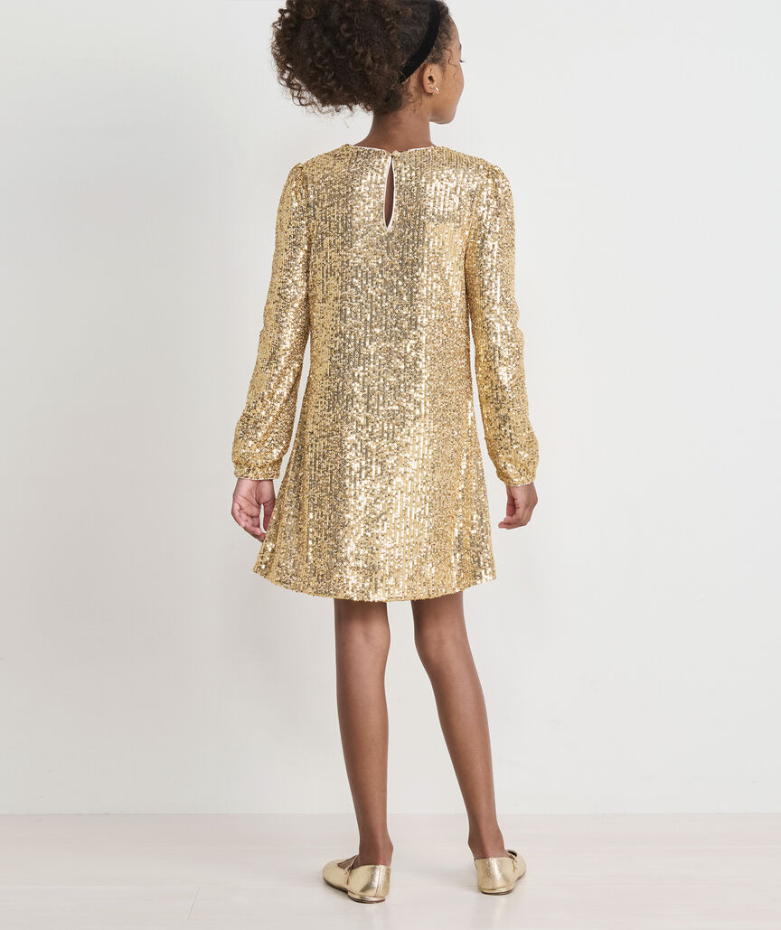 Girls' Dakota Sequin Swing Dress