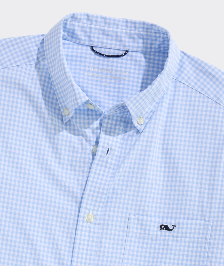 Performance Coral Reef Gingham Featherweight Shirt