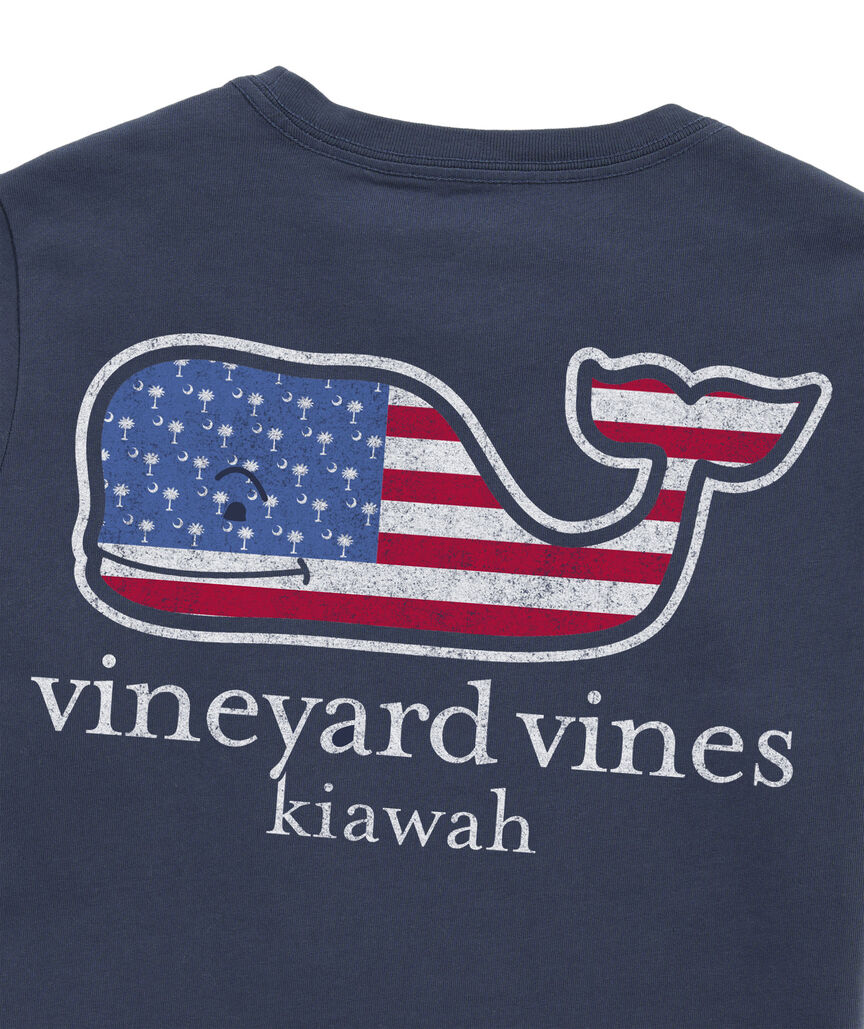 OUTLET Boys' Kiawah Icon Flag Short-Sleeve Pocket Tee