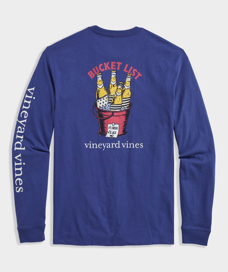 Bucket List Long-Sleeve Pocket Tee
