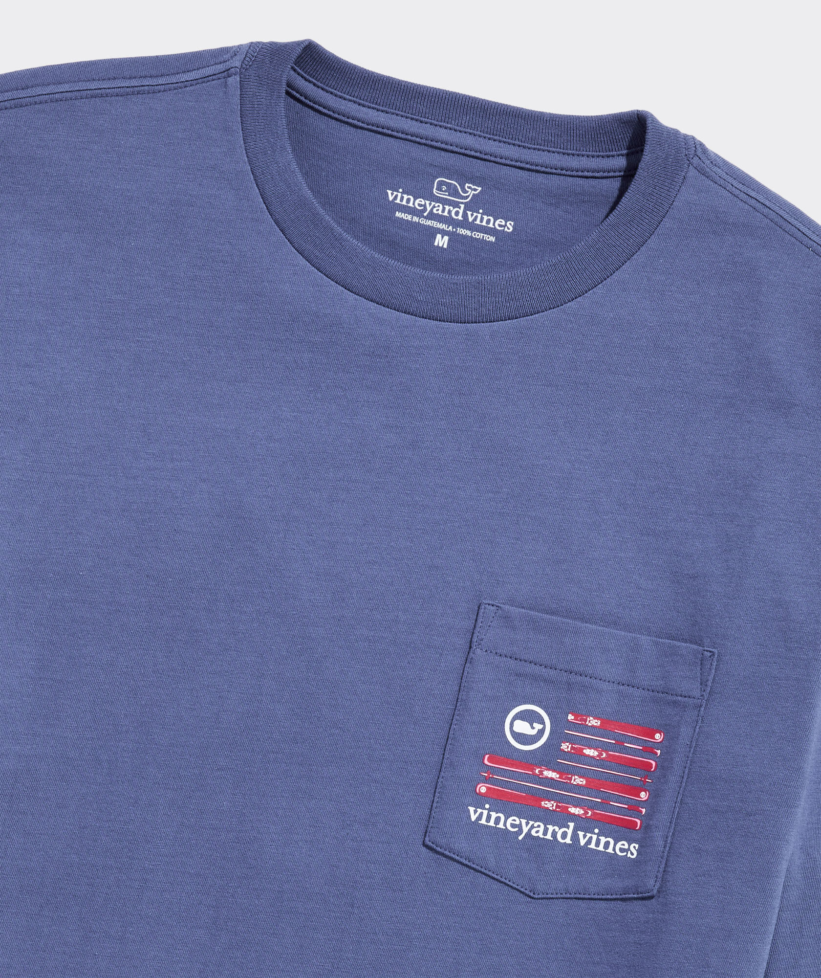 Ski Flag Long-Sleeve Pocket Tee