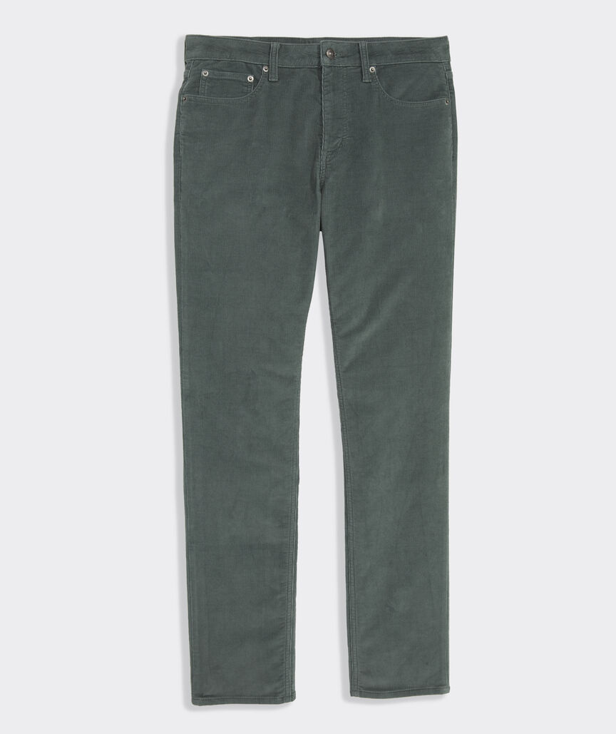 Stretch Terry Cord 5-Pocket Pants