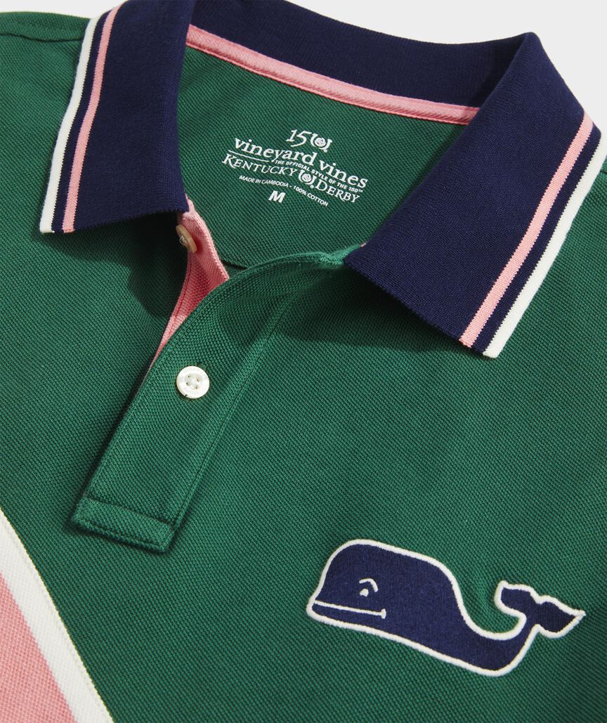 Kentucky Derby Heritage Diagonal Stripe Polo