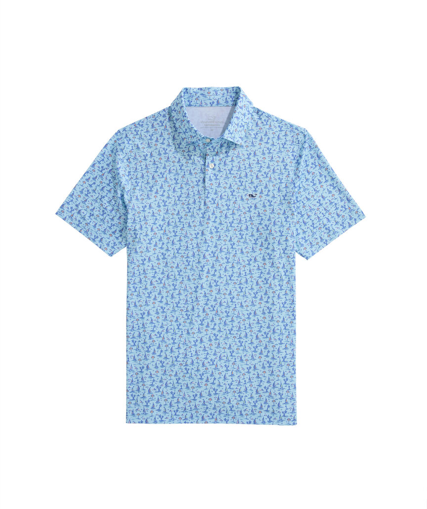 OUTLET Printed Performance Polo