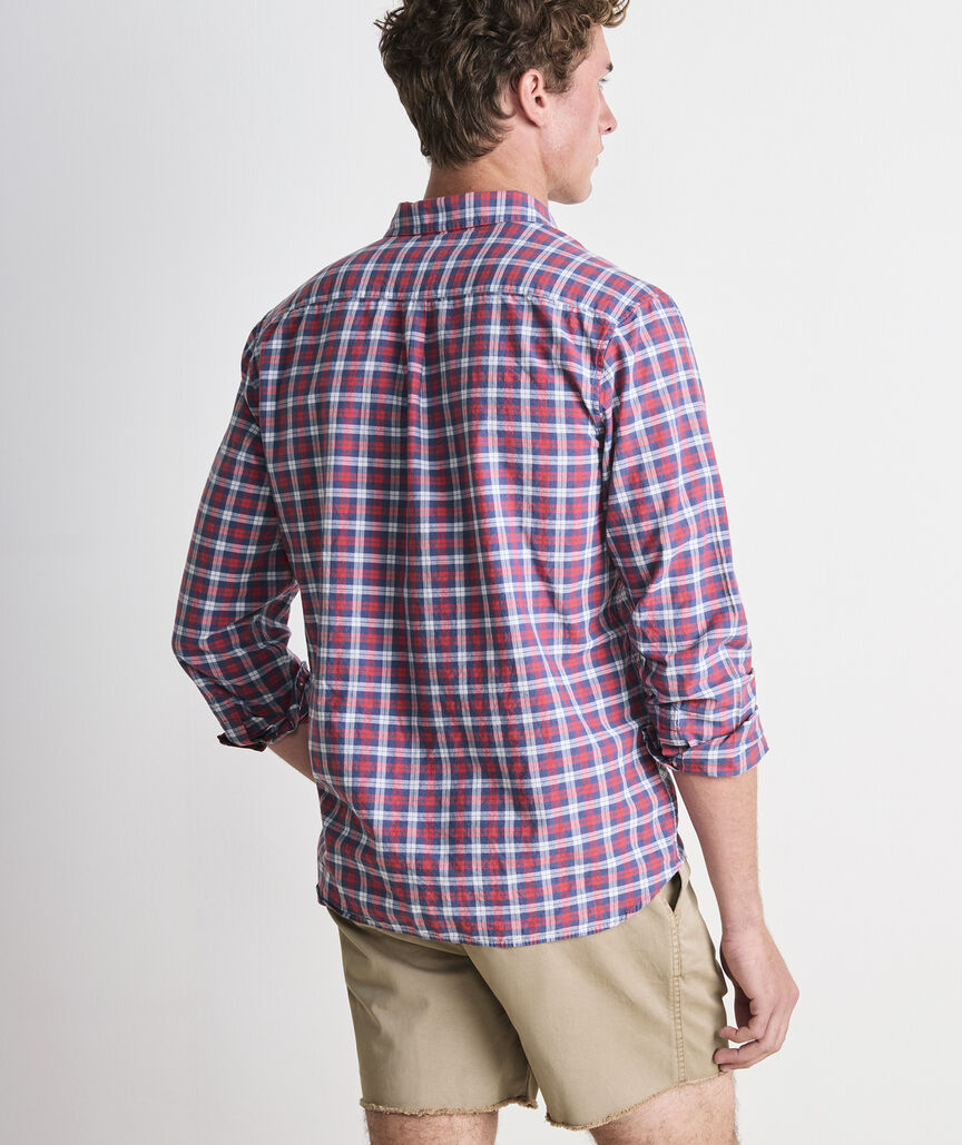 Overlook Plaid Cotton Madras Shirt