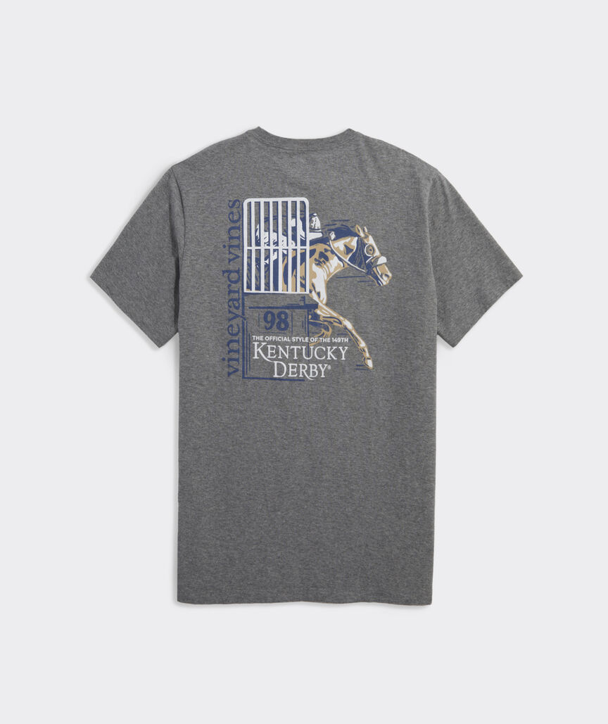 Kentucky Derby Out Of The Gate Short-Sleeve Pocket Tee