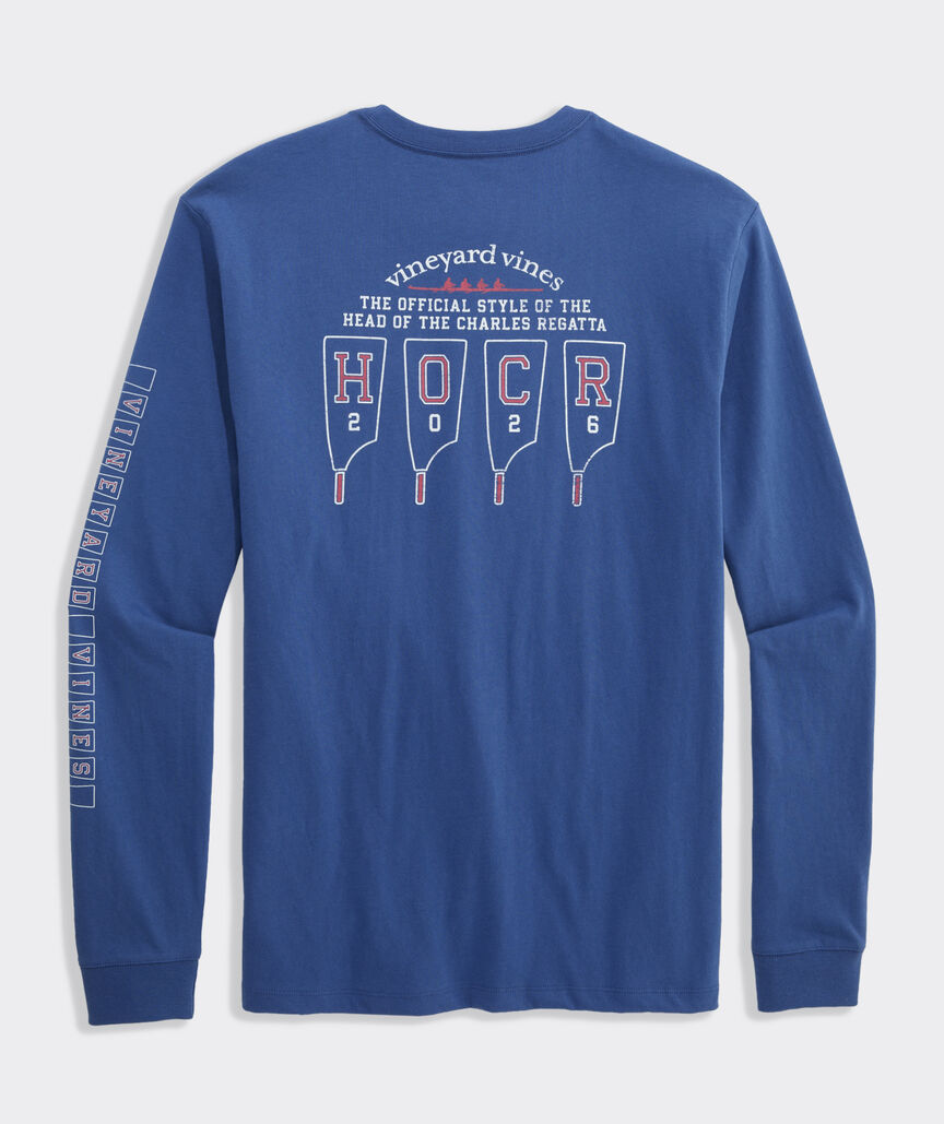 Head Of The Charles® Quad Oars Long-Sleeve Pocket Tee