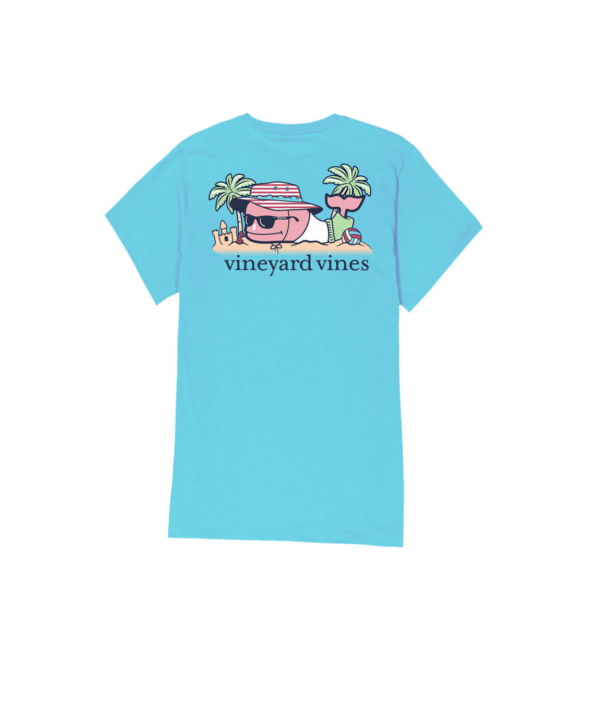 OUTLET Boys' Sandcastle Whale Short-Sleeve Pocket Tee