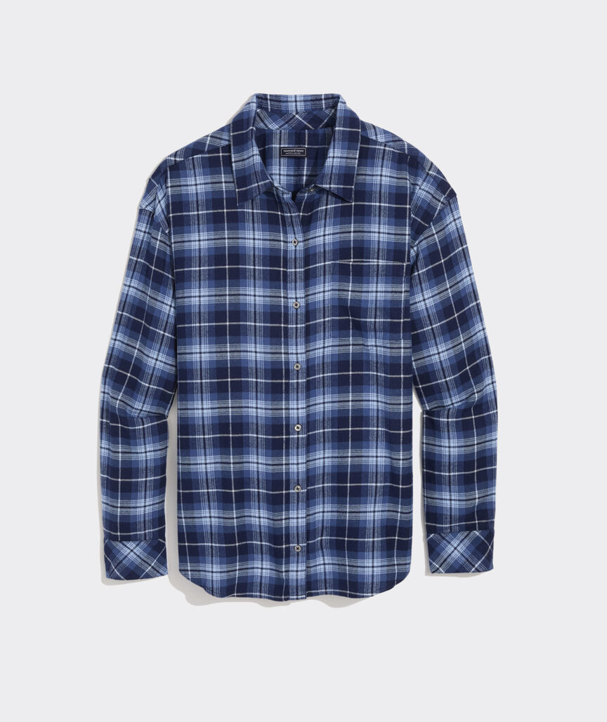 Birdie Flannel Button-Down