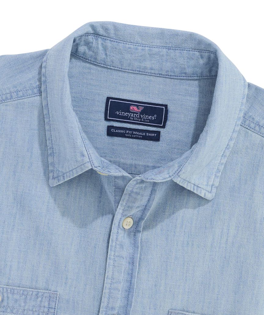 OUTLET Chambray Pocket Shirt