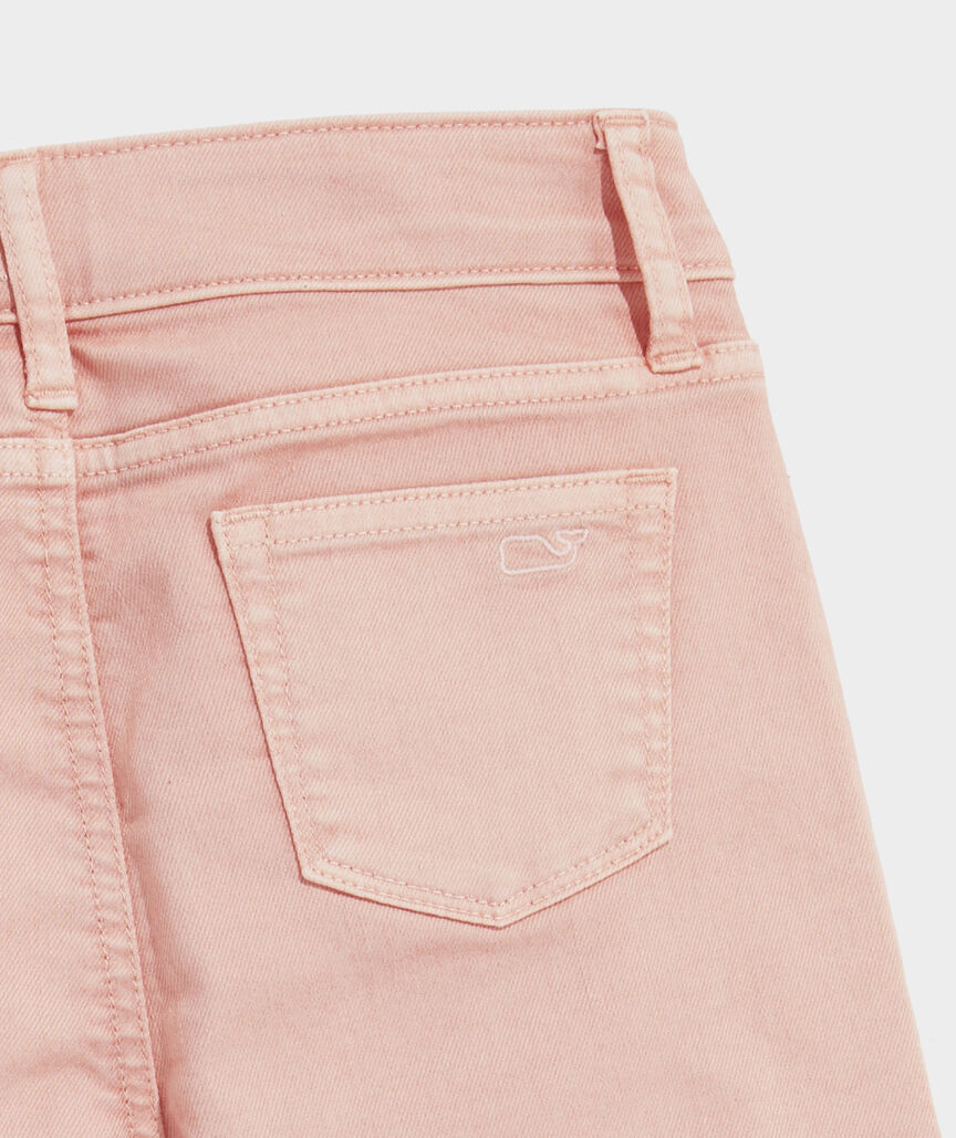 Girls' Wide Leg Garment-Dyed Pants