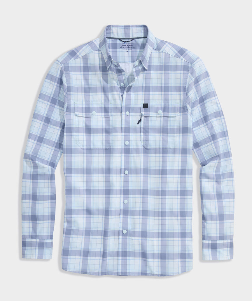 Largo Plaid Performance Harbor Shirt