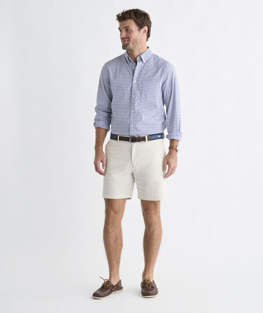 Performance Cotton Tattersall Shirt