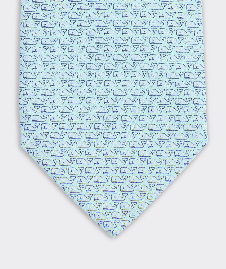 Vineyard Whale Silk Tie