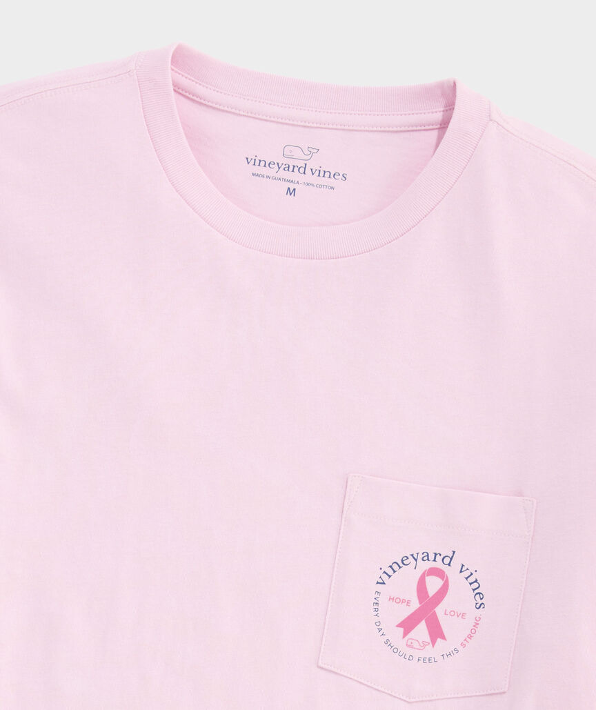 Breast Cancer Awareness Long-Sleeve Pocket Tee