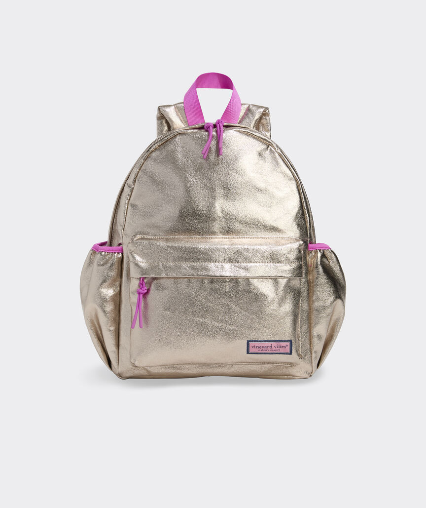 Girls' Metallic Backpack