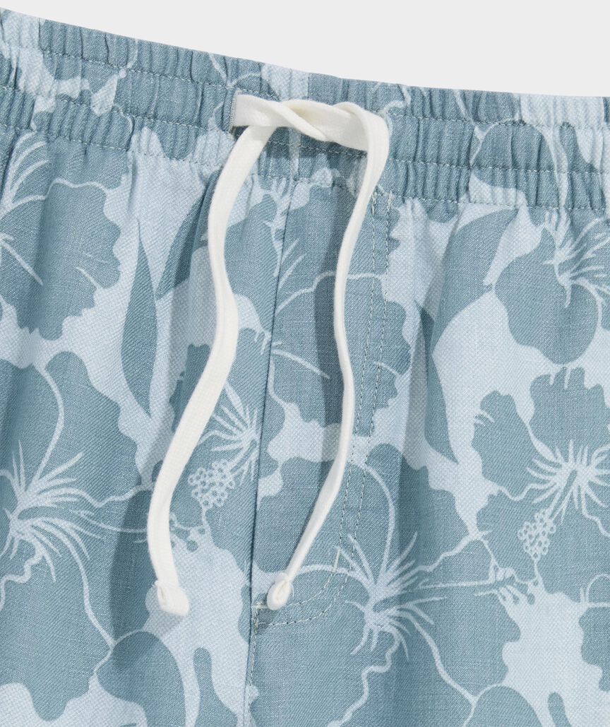 7 Inch Surfside Pull-On Linen Shorts