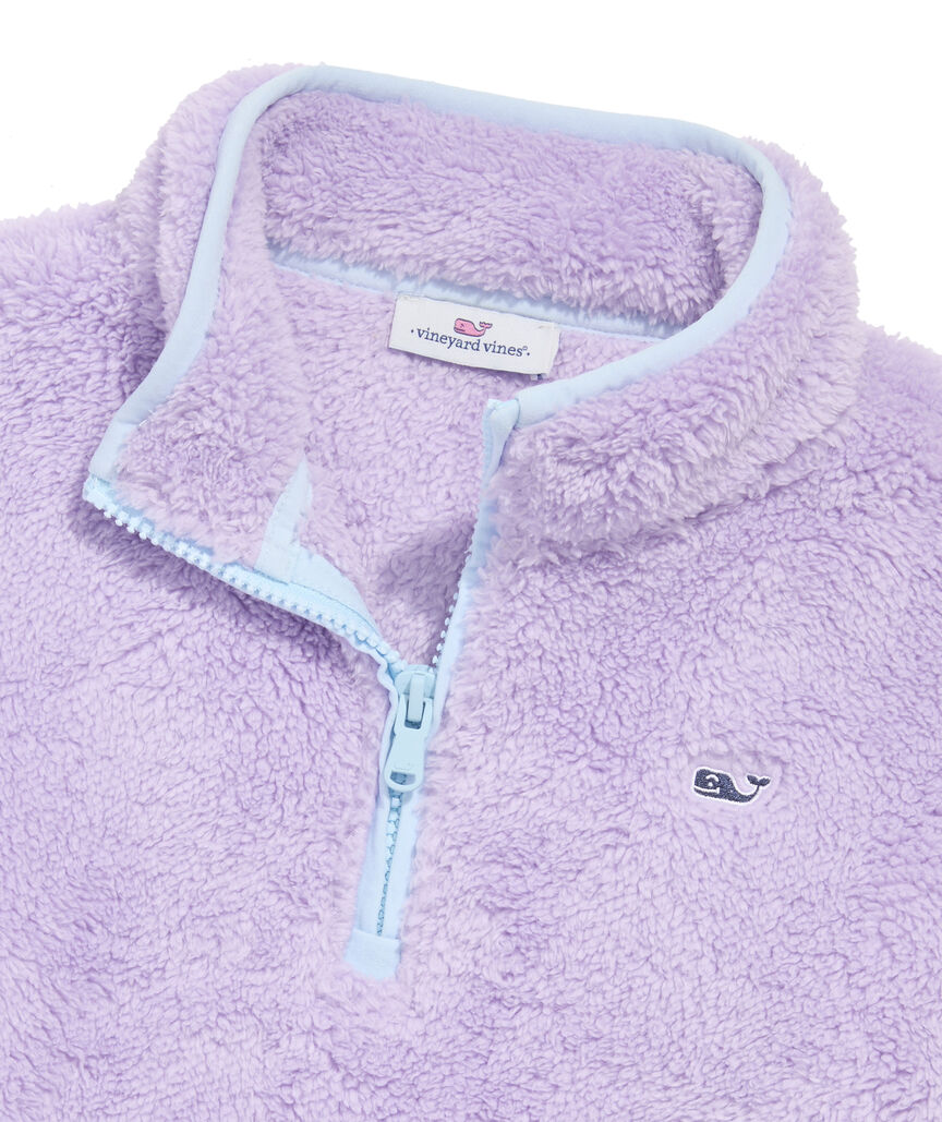 OUTLET Girls' Fuzzy Quarter-Zip