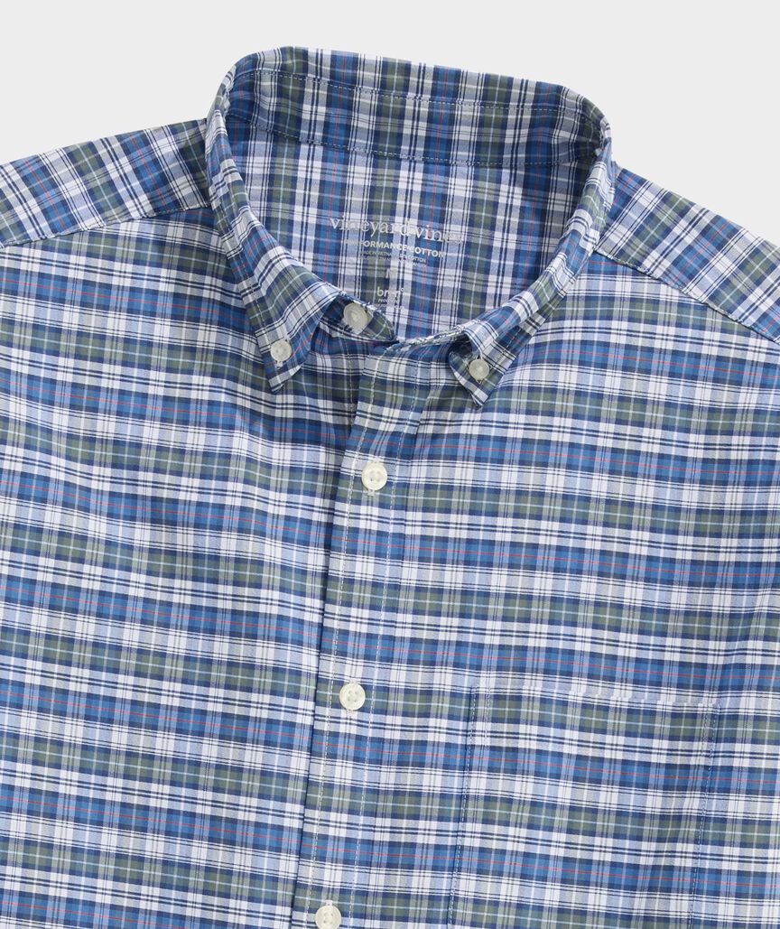 Performance Cotton Faraway Plaid Shirt