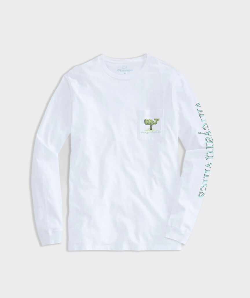 Easter Bushes Long-Sleeve Pocket Tee