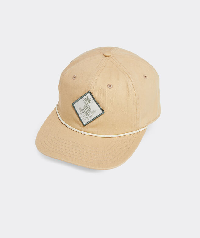 Shop Lost in Paradise Rope Flat Brim Baseball Hat at vineyard vines