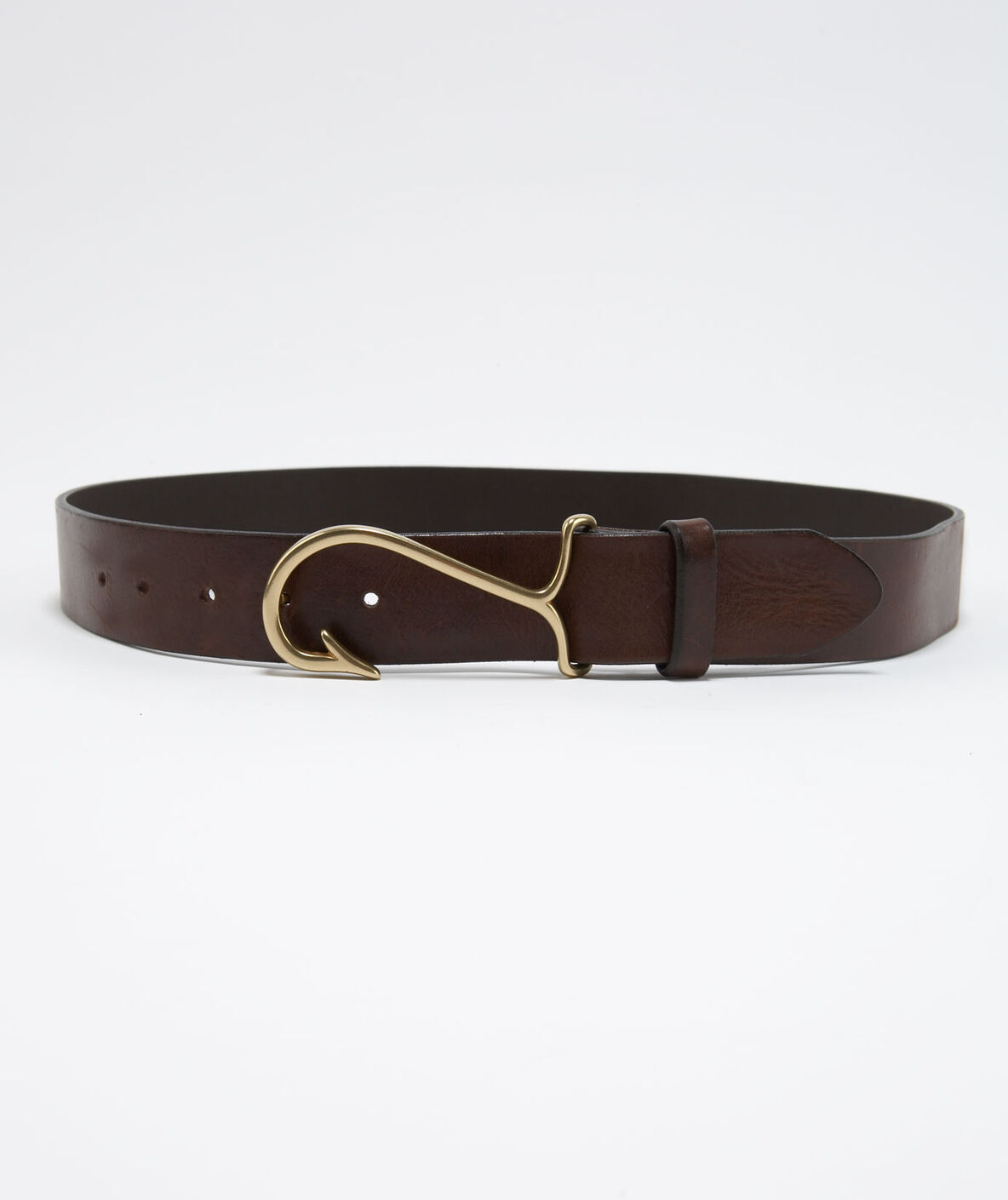 Men's Belts Fish Hook Leather Belt for Men Vineyard Vines