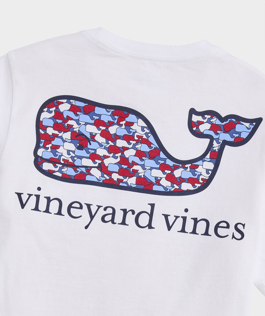 Boys' Camo Whale Short-Sleeve Pocket Tee