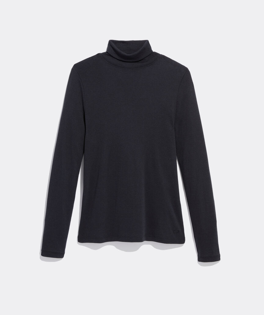 Simple Solid Turtleneck