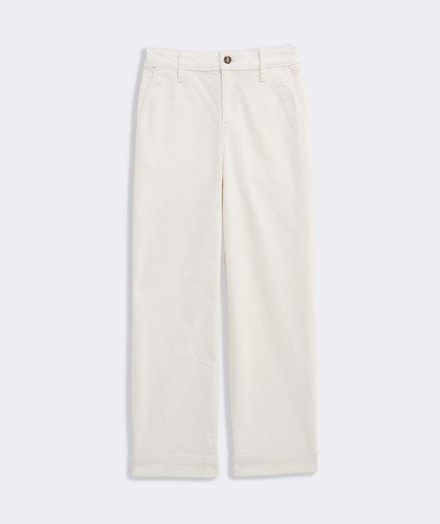 Girls' Wide Leg Corduroy Pants