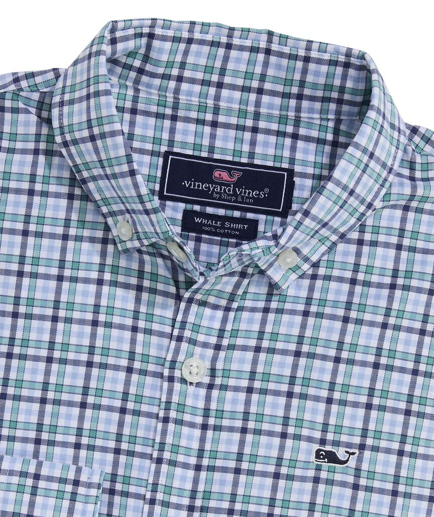 OUTLET Boys' Poplin Plaid Shirt