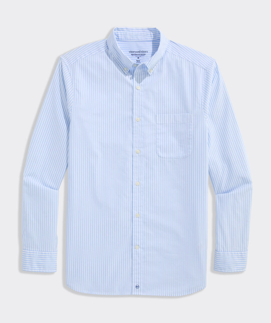 Performance Cotton Marathon Stripe Shirt
